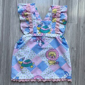 Bonafide Mama Handmade Animals Pinafore Dress